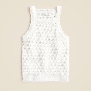 J. Crew Montauk Crochet Knit Top